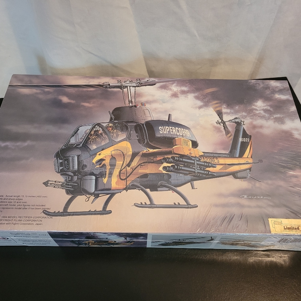 Limited Edition MRC 1/35th Scale AH-1T Super Gold Cobra Helicopter Model